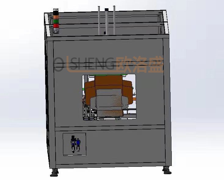 自动折盒机3D图